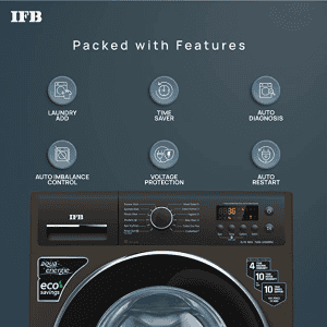 IFB ELITE MXS 7012 Front Load Washing Machine  | 7 Kg 5 Star |  Mocha