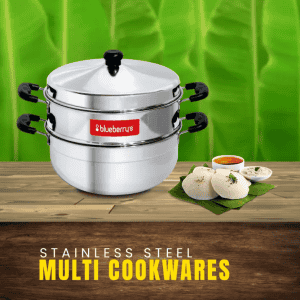 Blueberrys 2 Tier Multicooker with lifter  | Stainless Steel