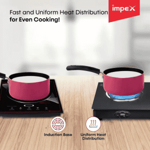 Impex Aluminium Milk Pan | 18 cm | 1.5 L