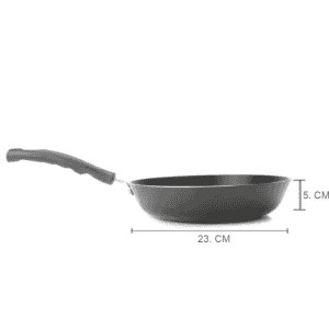 Pigeon Non Stick Fry PAN without Lid 240 mm Fry Pan | 24 cm diameter | 2.4 L capacity | Aluminium