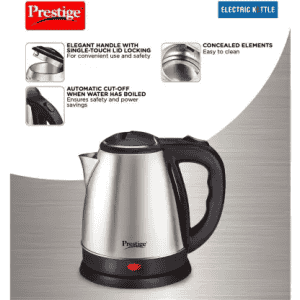 Prestige Electric Kettle | 1.8 L | Silver | PKOSS 1.8
