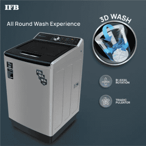 IFB  TL-SLBS Fully Automatic Top Load Washing Machine with In-built Heater | 9 kg |  Silver