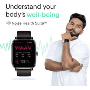Noise ColorFit Pro4 Max  Smartwatch | Black Strap
