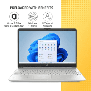 HP 15s 11th Gen Inel Core i3 1-115G4 8GB RAM/512GB SSD | 15s-fq2673TU |15.6-inch