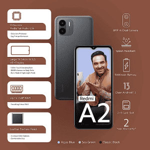 Redmi A2 | 2GB / 32GB | Classic Black
