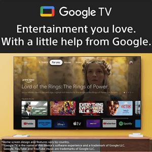 Sony Bravia | KD-55X75L  | 139 cm (55 Inch) | 4K Ultra HD Smart LED Google TV | Black