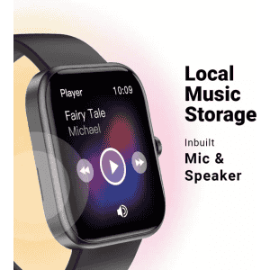 Fire-Boltt Ninja Call 2 Plus Smartwatch | 1.83" | Black Strap