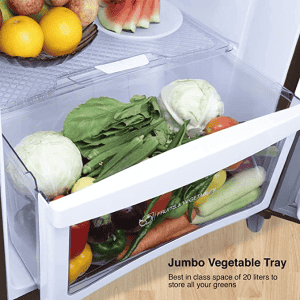 Godrej | RT EONALPHA 250B 25 RI JT ST | 234 L | 2 Star | Frost Free Inverter Double Door Refrigerator | Jet Steel