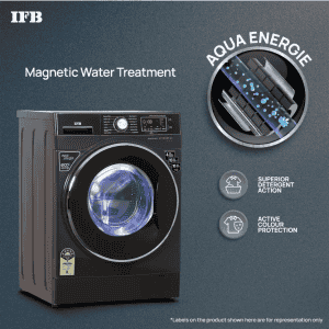 IFB |Senator MXS 8012 | 2X Power Steam, Hard Water Wash Fully Automatic Front Load Washing Machine with In-built Heater |  8 kg /5 Star  | Brown