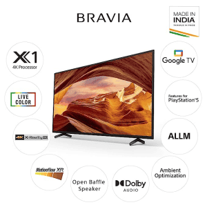 Sony Bravia KD-50X75L | 126 cm (50 inches) | 4K Ultra HD Smart LED Google TV | Black