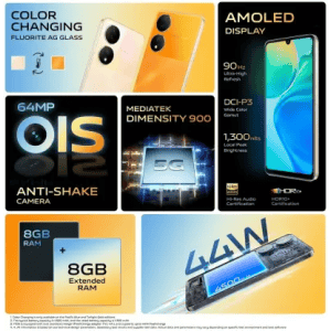 vivo Y100 A 5G | 256 GB/8 GB RAM | Twilight Gold