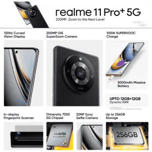 realme 11 Pro+ 5G | 12 GB / 256 GB | Astral Black