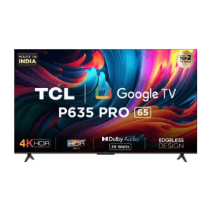 TCL Pro 4K Ultra HD LED Android TV | 164cm (65 Inch) | 65P635