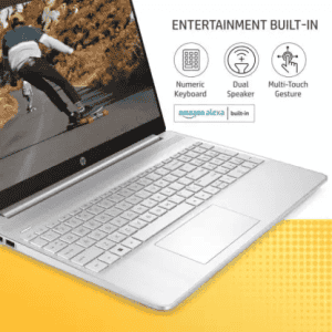 HP 15s Intel Core i3 11th Gen | 8 GB/512 GB SSD |15S-FR2515TU Thin and Light Laptop | Natural Silver