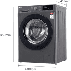 LG | FHV1207Z2M | 7 kg | Fully Automatic Front Load Washing Machine | Black