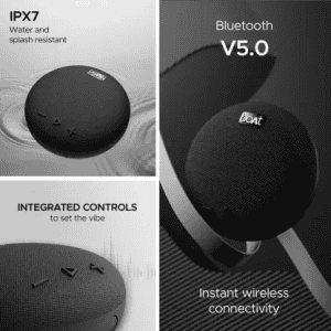 boAt Stone 193 Portable Bluetooth Speaker | 5W | Black