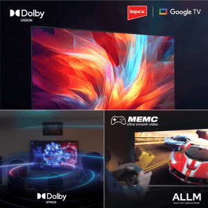 Impex Android 11 LED Google TV | 164 cm (65 inches) | Black | 65S4RLC2