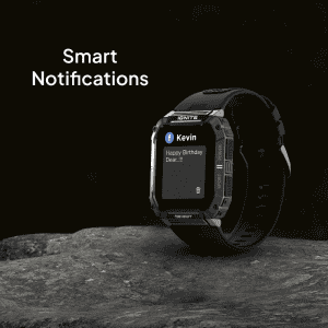 Fire-Boltt Combat Smart Watch | BSW130 | Black