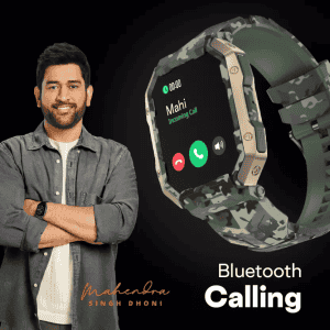Fire-Boltt Cobra Bluetooth Calling Smartwatch | 1.78" | Camo Green Strap