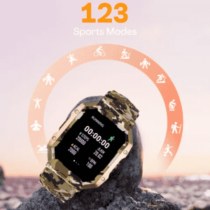 Fire Boltt Cobra Bluetooth Calling Smartwatch | 1.78" | Camo Sand | BSW086