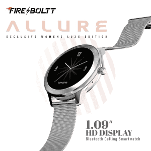 Fire-Boltt Allure Women's Lux Edition Smartwatch | 1.09" | Silver