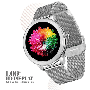 Fire-Boltt Allure Women's Lux Edition Smartwatch | 1.09" | Silver