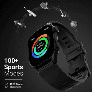 Fire-Boltt Emperor Bluetooth Calling Smartwatch | 1.96" | Black