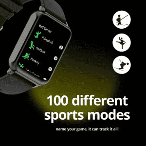 Fire-Boltt Hulk  Amoled Bluetooth Calling Smartwatch | 1.78 inch | Black Strap