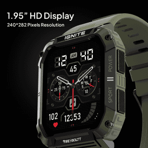 Fire-Boltt Combat Smart Watch | BSW130 | Green