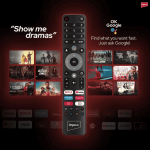 Impex Android 11 LED Google TV | Black | 139 cm (55 Inch) | evoQ 55S4RLC2