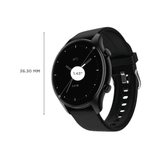 boAt Lunar Connect Plus Smartwatch| 36.32mm | Active Black
