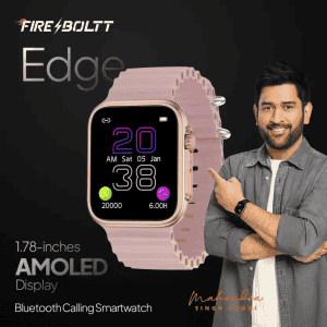 Fire-Boltt Edge AMOLED Bluetooth Calling Smart Watch | 1.78" | Rose Gold