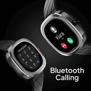 Fire-Boltt Collide Bluetooth Calling Smart Watch | 1.32 Inch | Silver Black | BSW107