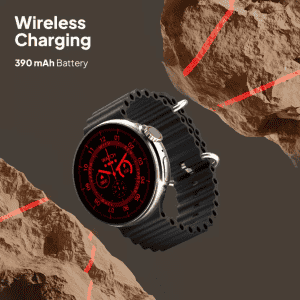 Fire-Boltt Cyclone Smartwatch | 1.6'' | Silver Black | BSW124