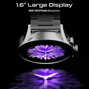 Fire-Boltt Infinity Luxe Vivid HD Round Display, Stainless Steel Luxury Smartwatch Bluetooth Calling |1.6” | Silver Smart watch