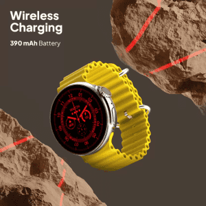 Fire-Boltt Cyclone Smartwatch | 1.6'' | Yellow Strap