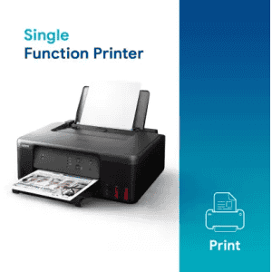 Canon Inktank Single Function Color Inkjet Printer | Black | G1730