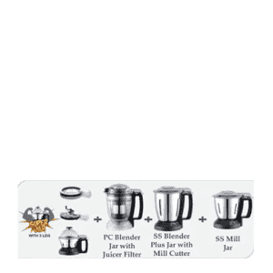 Panasonic Monster Mixer Grinder | 750 Watts | Red AE 475