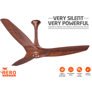 Orient Electric AEROQUITE WOODEN Ceiling Fan | 1200 mm | 3 Blade | WOODEN