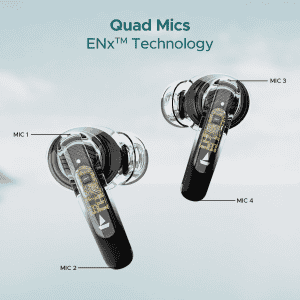 boAt  Airdopes 141 ANC TWS Earbuds with 32 dB ANC | IPX5 | Gunmetal Black