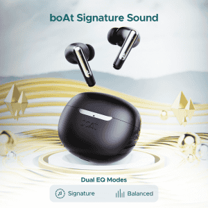 boAt  Airdopes 141 ANC TWS Earbuds with 32 dB ANC | IPX5 | Gunmetal Black