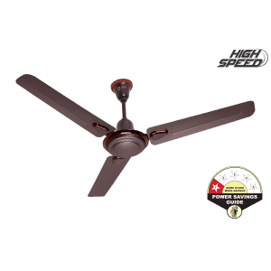 Orient Blitz Deco High Speed 1200 mm 3 Blades Ceiling Fan | Brown