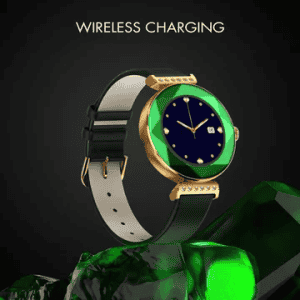 FIRE-BOLTT Emerald Smartwatch with Bluetooth Calling | HD Display | IP68 Water Resistant | Green Strap