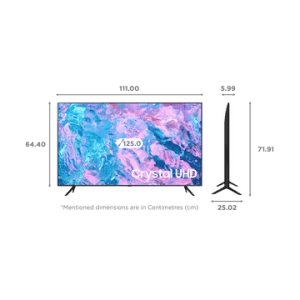 Samsung 127 cm  | 50 inch UHD Smart LED TV 50CU7700
