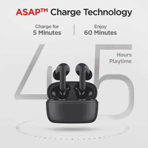 boAt Airdopes 138 PRO TWS Earbuds | Active Black