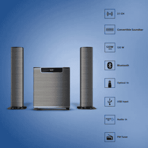 Philips Bluetooth Home Theatre | 2.1 Channel | 120 W | Black | MMS2220B/94
