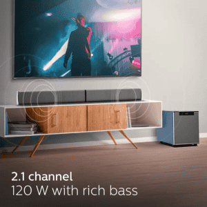 Philips Bluetooth Home Theatre | 2.1 Channel | 120 W | Black | MMS2220B/94