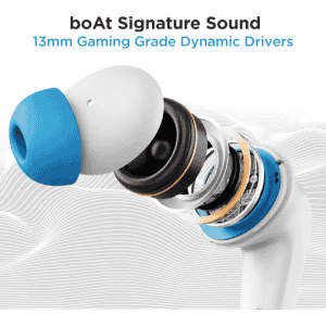 boAt Airdopes 192 True Wireless Bluetooth Headset | White Sabre