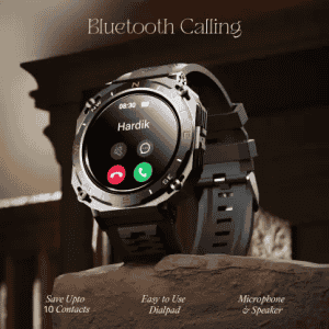 boAt Enigma X500 Bluetooth Calling Smartwatch | AMOLED Display | IP68 Sweat Resistant | Jet Black Strap