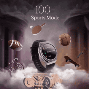 boAt Enigma X600 Smartwatch with Bluetooth Calling | AMOLED Display | IP68 Water Resistant | Jet Black Strap